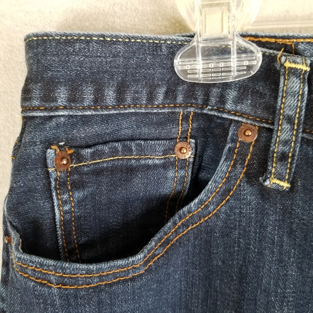 LUCKY BRAND Jeans 361 Vintage‎ Straight Dark Stretch Denim Mens 36x31